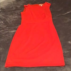 Orange banana republic dress